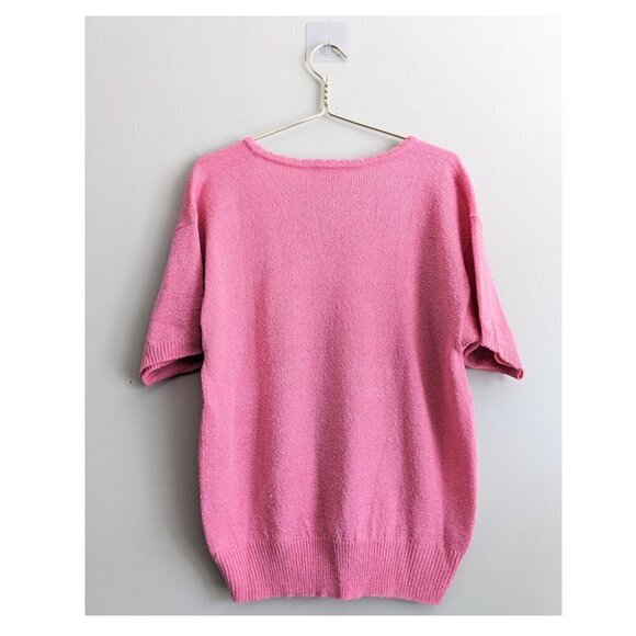 Vintage Perspective Pink pearl floral top - Picture 3 of 7